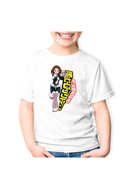 OEM Tricou copii Manga Girl Uraraka Combat Hero Academia