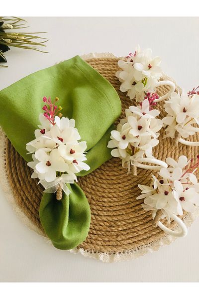 LİMOMİ Hyacinth Flower Napkin Ring