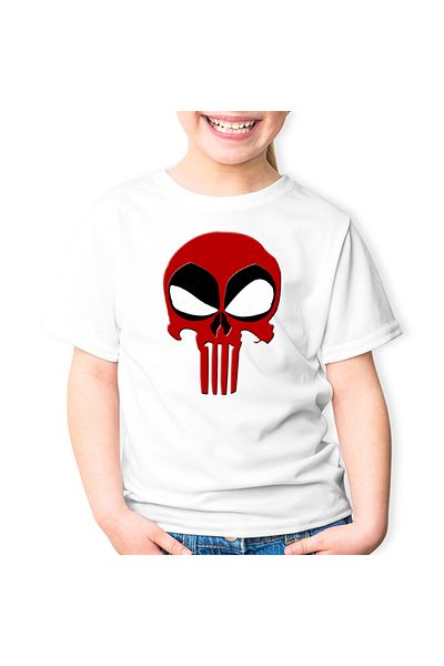 OEM Tricou copii Deadpool Punisher Reaper Skull