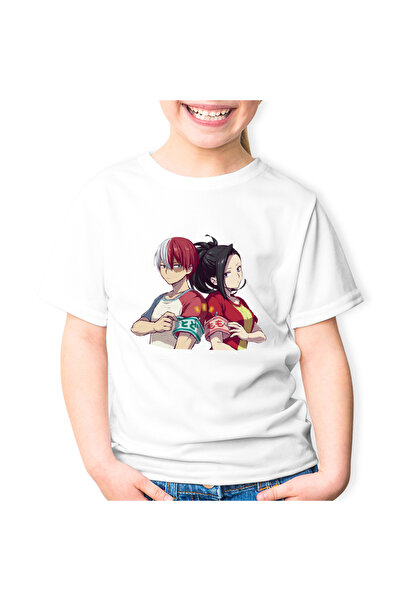 OEM Tricou copii Hero Academia Todoroki Momo Love Couple Anime