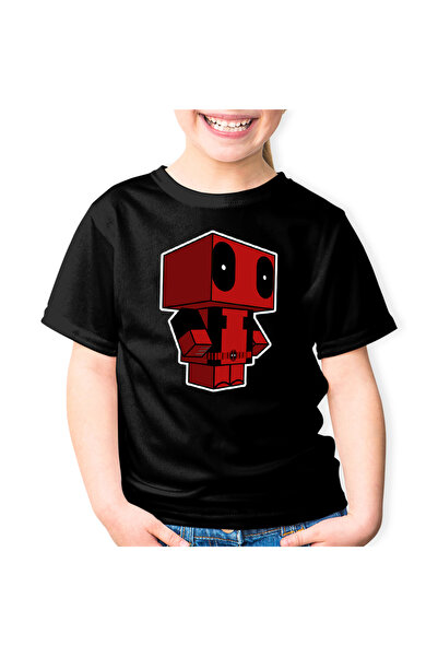 OEM Tricou copii Deadpool Minecraft Steve Ninja