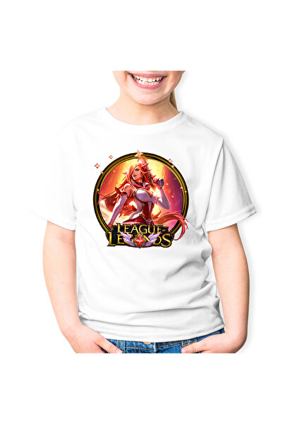 OEM Tricou copii League of Legends Ahri Cosplay LoL Game Star