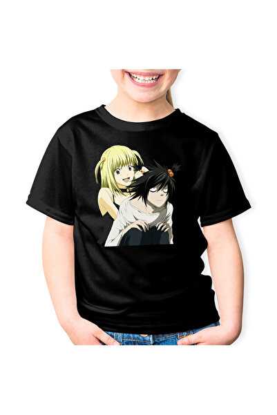 OEM Tricou copii Death Note L Detectiv Misa Amane Codite