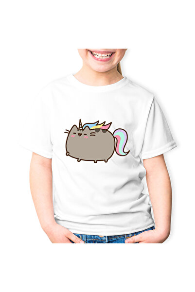 OEM Tricou copii Pusheen Cat Plush Unicorn Pisica Dragobete Gift