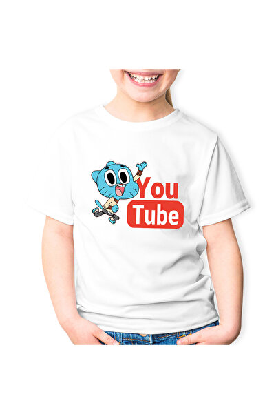 OEM Tricou copii Lumea lui Gumball Youtube Creator Video Youtuber