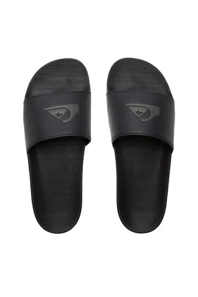 Quiksilver Rıvı Nubuck Slide Aqyl101355-kvj1 Ανδρικά μαύρα σανδάλια και παντόφλες