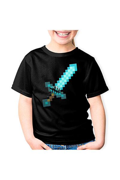OEM Tricou copii Dead by Daylight Minecraft Horror Diamond Sword