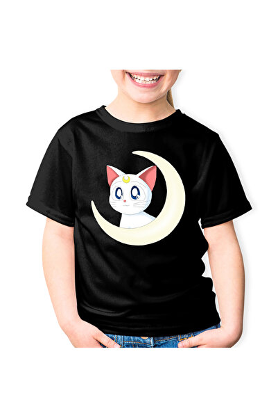 OEM Παιδικό μπλουζάκι Sailor Moon Artemis Love Gift Anime Love