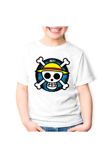 OEM Tricou copii One Piece Crew Logo Monkey D Luffy Anime Manga