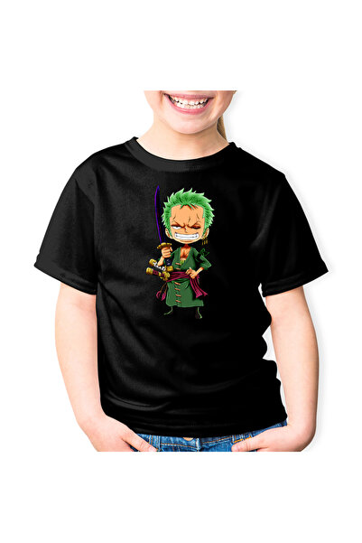 OEM Παιδικό T-shirt Roronoa Zoro Chibi One Piece Baby Samurai Ninja