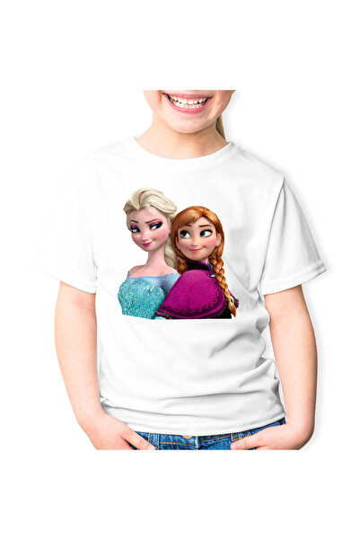 OEM Tricou copii Elsa Frozen Anna Elsa Costum