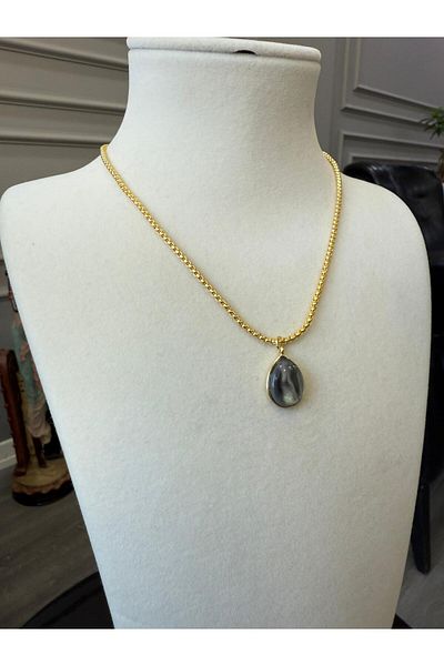 Store Color Changing Drop Necklace with Thick Chain