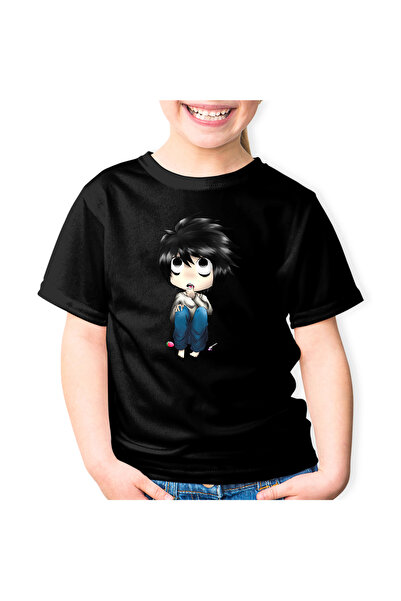 OEM Tricou copii Death Note L Detectiv Chibi Baby Anime