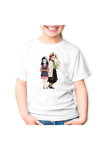 OEM Tricou copii Demon Slayer Sabito Makomo Friends