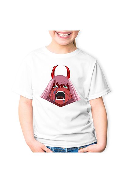 OEM Tricou copii Darling in the FranXX Zero Two Rage Anime