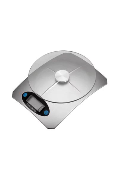 Lacor Cantar digital cu tava din sticla, Vidro, capacitate maxima 5 kg
