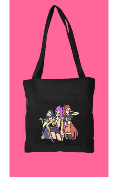 ECCAdesing Sodaa Girls Printed Black Young Children's Girls Shoulder Bag