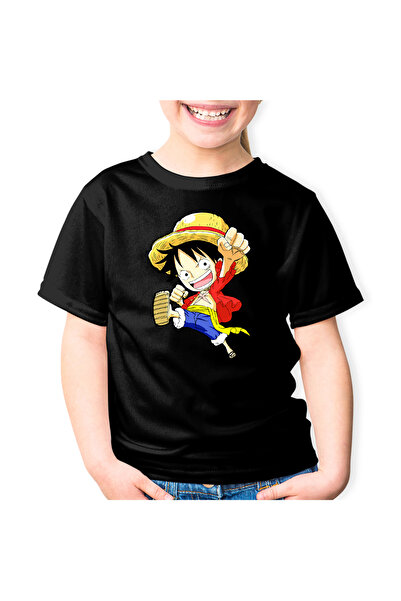 OEM Tricou copii One Piece Monkey Luffy Palarie Paie Pescar