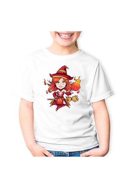 OEM Tricou copii Dota 2 Lina Slayer Hero Fan Art Chibi