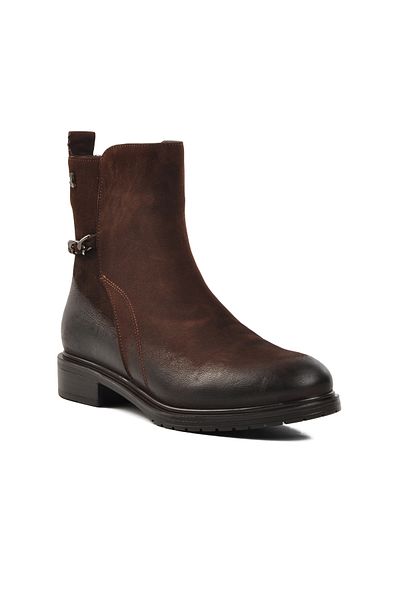 Venüs Brown Nubuck Women's Boots 20742K Z