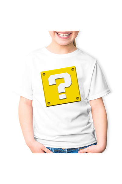 OEM Tricou copii Super Mario Bros Question Mark Odyssey