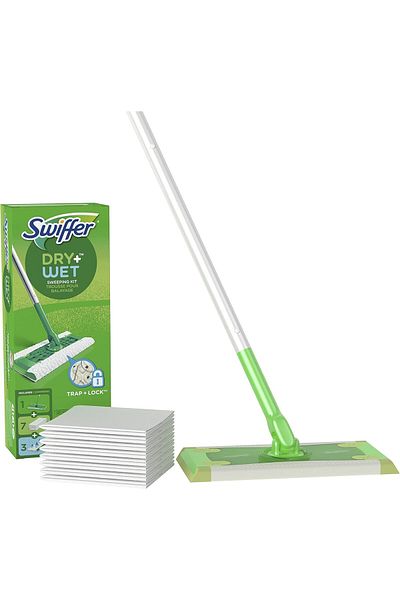 Swiffer Sweeper Dry and Wet Floor Mopping and Cleaning Starter Kit