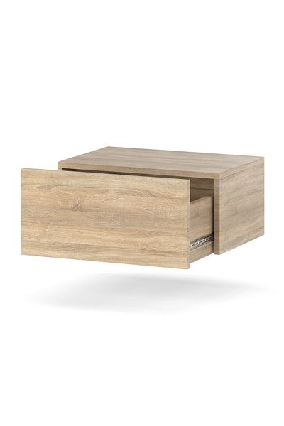 Meble Noptieră suspendată Sonoma Oak 45 CM Noptieră 1S pentru dormitor