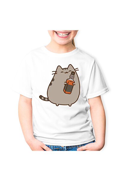 OEM Tricou copii Pusheen Cat Whisky Pisica Dragobete Plush