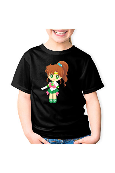 OEM Tricou copii Sailor Moon Jupiter Chibi Bebe Fetita Anime