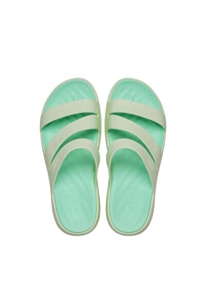 Crocs Getaway Strappy 209587-3YH Yeşil Terlik