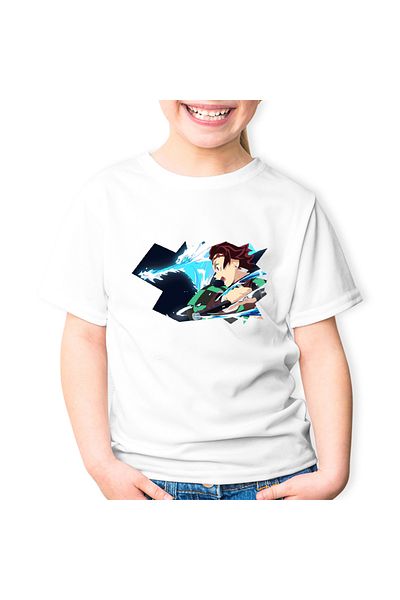 OEM Tricou copii Demon Slayer Tanjiro Attack Kimetsu no Yaiba