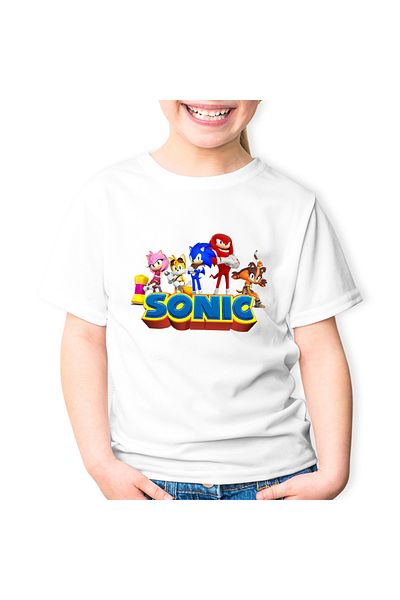 OEM Tricou copii Sonic Boom All Team Echipa