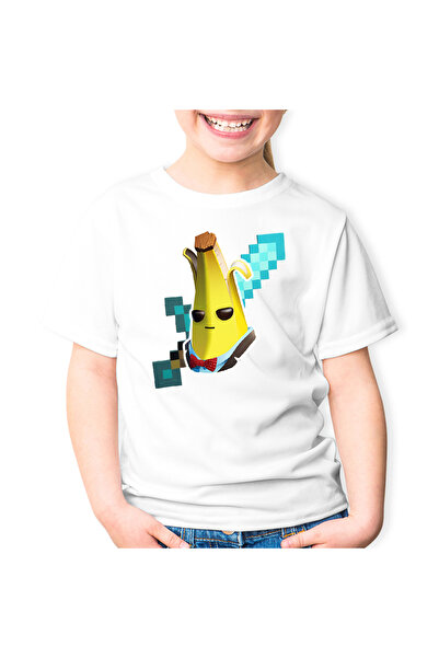 OEM Tricou copii Agent Peely Fortnite Sabie Diamant Minecraft