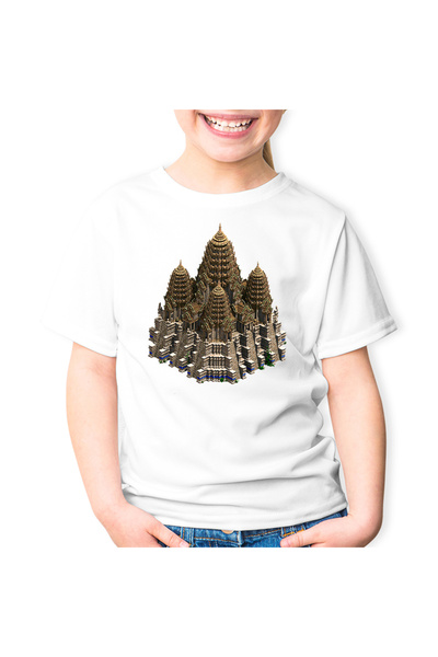 OEM Tricou copii Age of Empires Rise of Rajas Prambanan Cladire Asia Templu