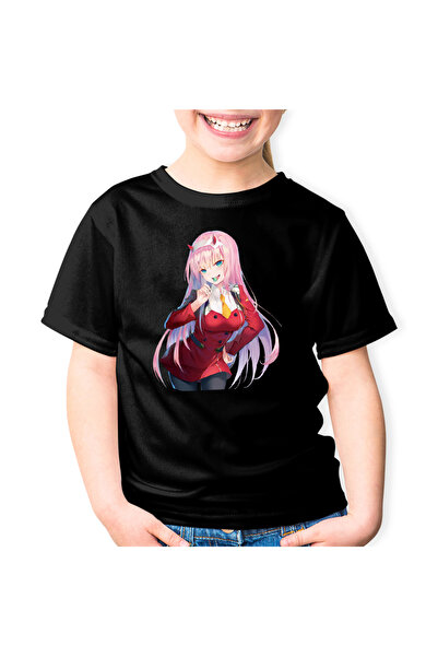 OEM Tricou copii Darling in the FranXX Zero Two Human Klaxo