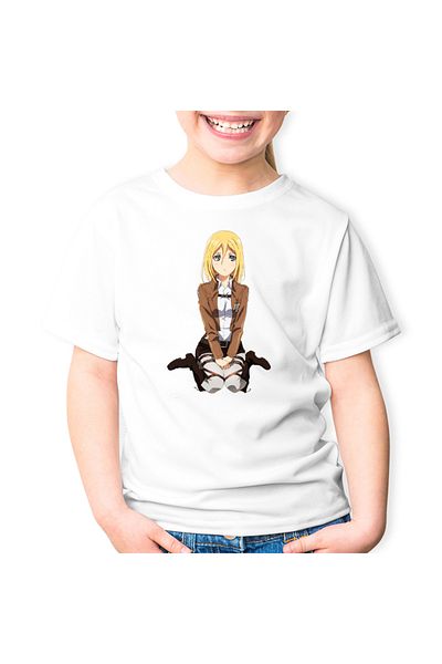 OEM Tricou copii Attack on Titan Annie Blonde Anime Girl
