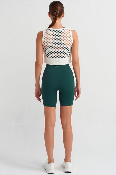 COMEUP Mesh Sports Singlet Ecru
