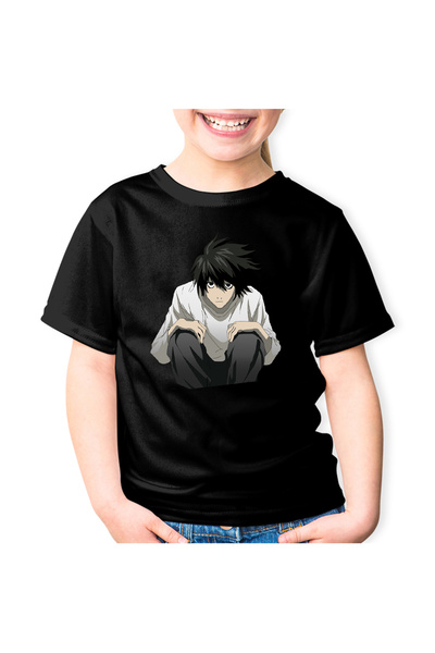 OEM Tricou copii Death Note L Detectiv Dragobete Valentines Day Anime