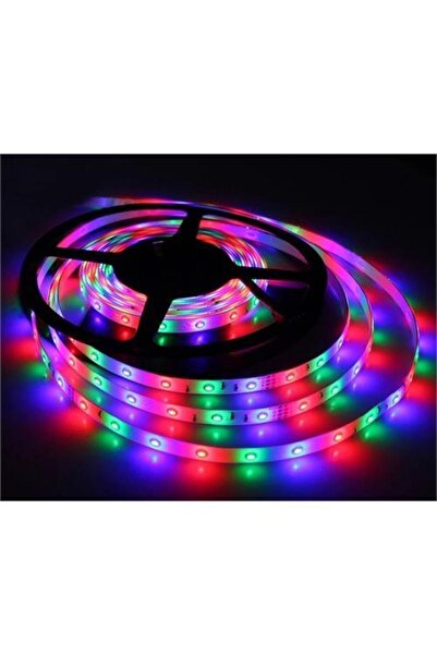 HALL BREATHE Kumandalı 5m Renkli RGB Şerit Led Işık, Dekoratif ve Parlak Aydı...