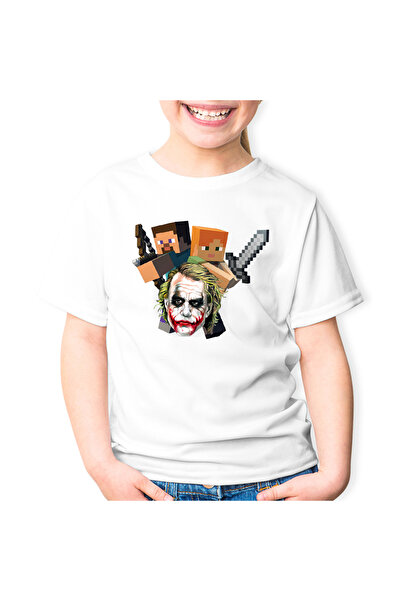 OEM Tricou copii Joker Minecraft Gamer Steve Alex