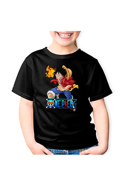 OEM Eiichiro Oda One Piece Monkey D Luffy Pirate Captain Kids T-shirt
