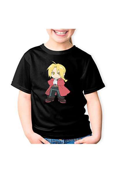 OEM Tricou copii Edward Alchimist Fullmetal Chibi Japan Anime