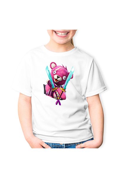 OEM Tricou copii Cuddle Pink Panda Fortnite Epic Blades