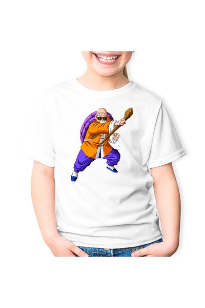 OEM Tricou copii Master Roshi Sensei Kung Fu Antrenor Profesor