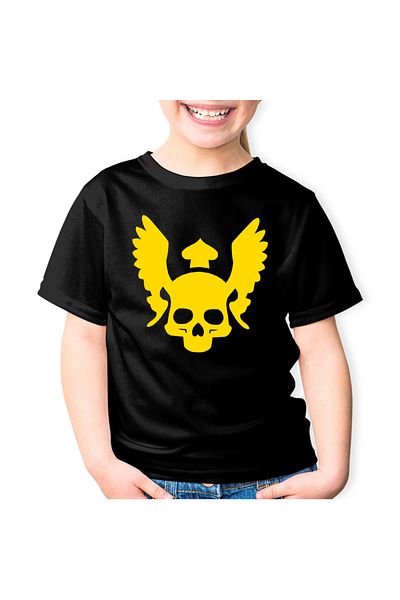OEM Tricou copii Quake Mask Gold Doom Skull