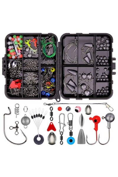 SINBINTA Set 257 Accesorii de pescuit premium în cutie,
