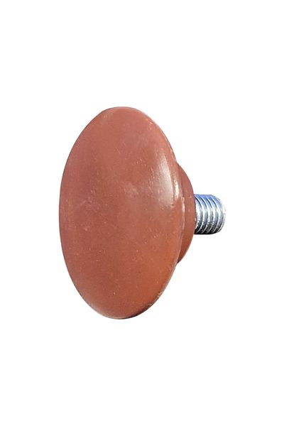 flores Furniture leg Ø 36 mm, thread M6 x 12 mm, brown, 100 pcs / set