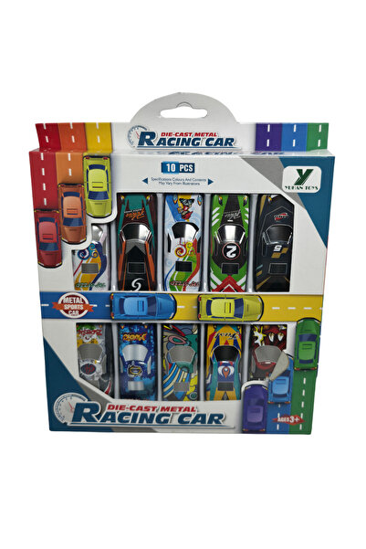 RAF Store Die-Cast Metal Yarış Arabası 10'lu
