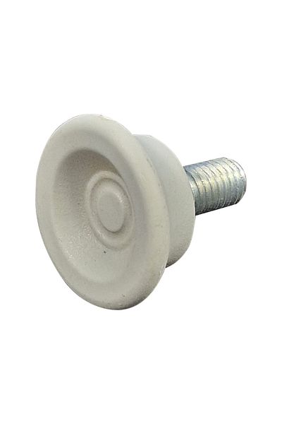 flores Furniture leg Ø 28 mm, thread M6 x 12 mm, gray, 4 pcs / set