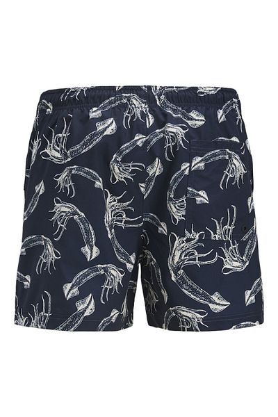 Jack & Jones Jpstmauı Seashell Patterned Swim Shorts